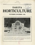 Dakota Horticulture, November/December 1952 by North and South Dakota State Horticultural Societies