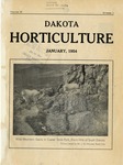 Dakota Horticulture, January 1954 by Horticultural Societies of the Dakotas