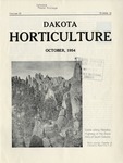 Dakota Horticulture, October 1954 by Horticultural Societies of the Dakotas