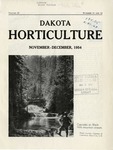 Dakota Horticulture, November/December 1954 by Horticultural Societies of the Dakotas