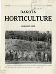 Dakota Horticulture, January 1955 by Horticultural Societies of the Dakotas