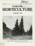 Dakota Horticulture, January 1956 by Horticultural Societies of the Dakotas