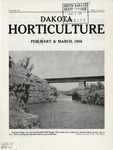 Dakota Horticulture, February/March 1956 by Horticultural Societies of the Dakotas