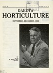 Dakota Horticulture, November/December 1955 by Horticultural Societies of the Dakotas