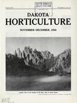 Dakota Horticulture, November/December 1956 by Horticultural Societies of the Dakotas