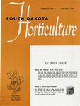 South Dakota Horticulture, November/December 1958