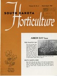 South Dakota Horticulture, March/April 1960 by State Horticultural Society