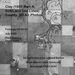 Clay County, SD Air Photos (1937 Part A Soil/Land Use Lines) by Plant Science Department