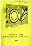 Brookings County 4-H Special Foods Contest Recipes.