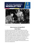 The New Beginnings Newsletter, November 2020 by Shana Harming