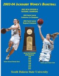 2003-04 Jackrabbit Women's Basketball by South Dakota State University